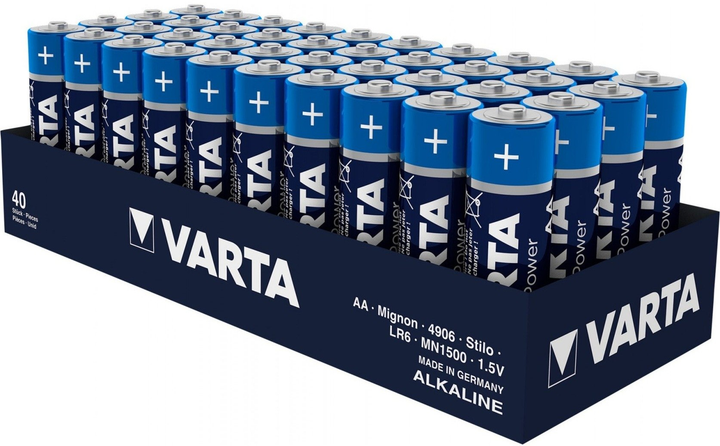 Baterie Varta LongLife Alkaline AA 40 szt (4008496572786) - obraz 1