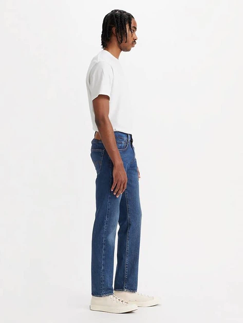 Jeansy męskie slim fit Levi's 502 Taper 29507-1460 30-32 Ciemnogranatowe (5401157269794) - obraz 4