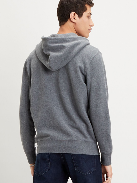 Bluza męska rozpinana streetwear z kapturem Levi's The Original Hm 34584-0000 L Szara (5400898433952) - obraz 2