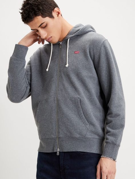 Толстовка на блискавці чоловіча Levi's The Original Hm 34584-0000 M Сіра (5400898328289) - зображення 1