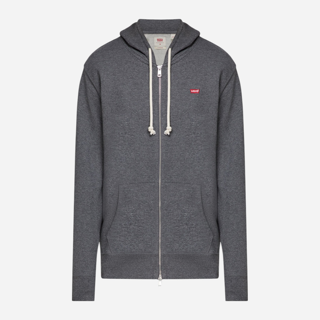 Толстовка на блискавці чоловіча Levi's The Original Hm 34584-0000 2XL Сіра (5400898433983) - зображення 4