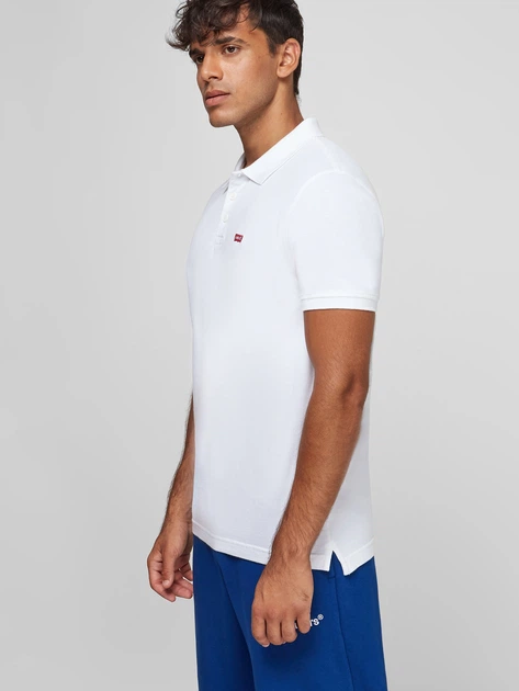 Koszulka polo męska elegancka Levi's Hm Pique 35883-0003 2XL Biała (5400970031588) - obraz 4