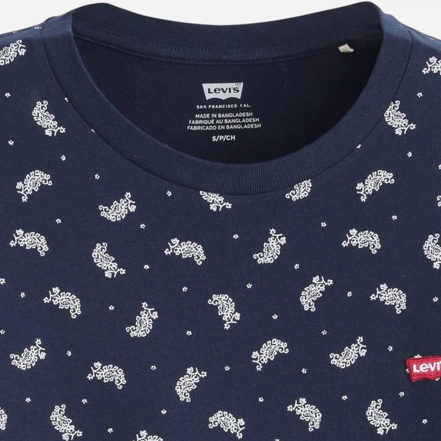 Футболка бавовняна жіноча Levi's The Perfect 39185-0327 L Темно-синя (5401157434420) - зображення 6