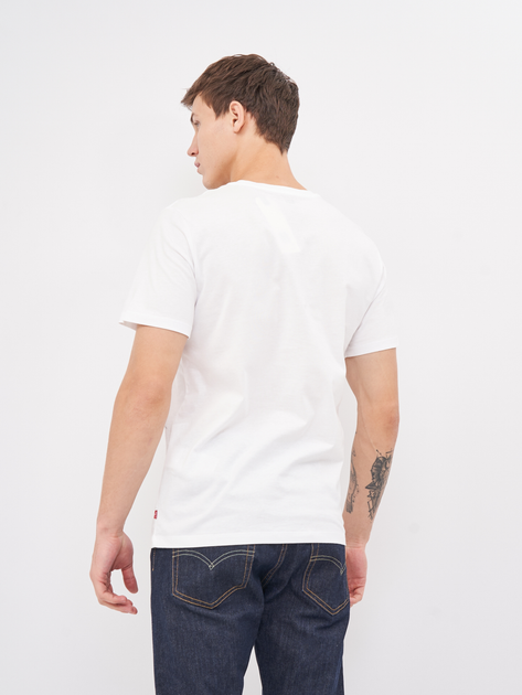 Koszulka męska bawełniana Levi's Sportswear Logo Graphic 39636-0000 M Biała (5400537534354) - obraz 2