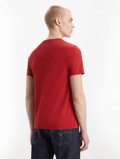 Koszulka męska bawełniana Levi's Ss Original Hm 56605-0176 L Czerwona (5401128302604) - obraz 2