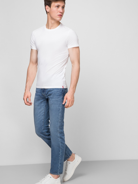Zestaw koszulek męskich 2 szt Levi's Slim Crewneck 79541-0000 M Biały (5400816411055) - obraz 4