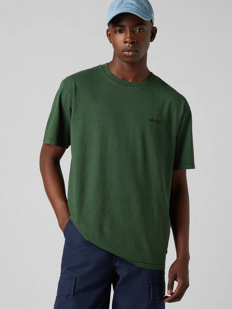 Koszulka męska bawełniana Levi's Red Tab Vintage A0637-0109 M Zielona (5401157288542) - obraz 3