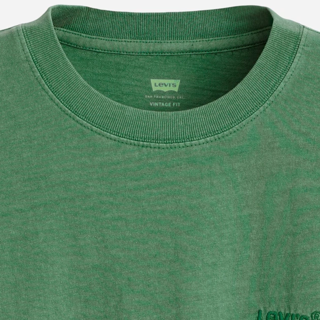 Koszulka męska bawełniana Levi's Red Tab Vintage A0637-0109 S Zielona (5401157520628) - obraz 6