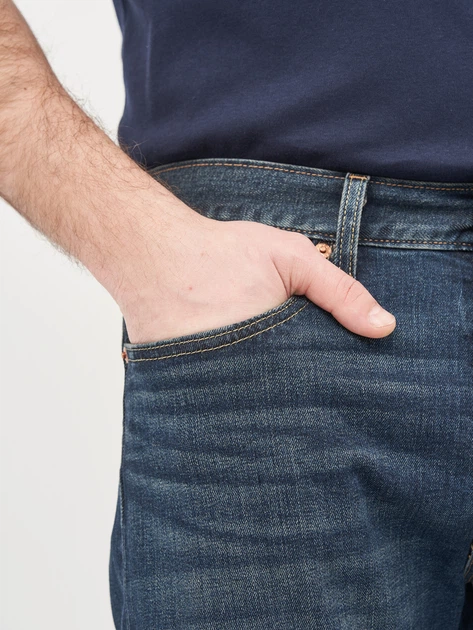 Jeansy męskie regular fit Levi's 501 Original Fit 00501-3061 32-32 Ciemnogranatowe (5400898195638) - obraz 5