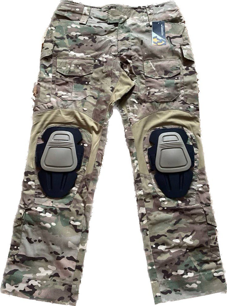 Комплект тактической формы IDOGEAR G3v2 Combat с наколенниками и рубашкой M Камуфляж - изображение 5