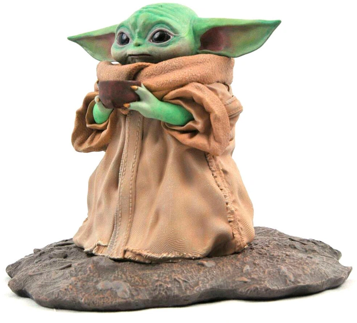 Фігурка Diamond Select Toys Star Wars The Mandalorian The Child with Soup Premier Collection масштаб 1:2 17 см (699788841747) - зображення 3