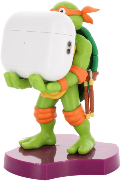 Podstawka Marvel Exquisite Gaming Teenage Mutant Ninja Turtles Michaelangelo Mini Cable Guy 11 cm (5060525896743) - obraz 3