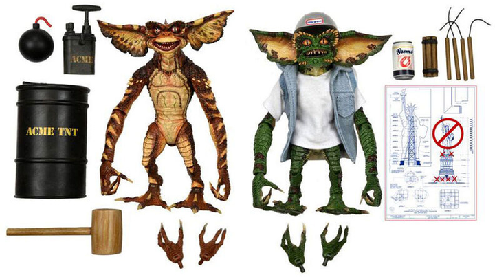 Набір фігурок Neca Gremlins 2 Ultimate Demolition 2 шт 15 см з аксесуарами (634482306314) - зображення 3