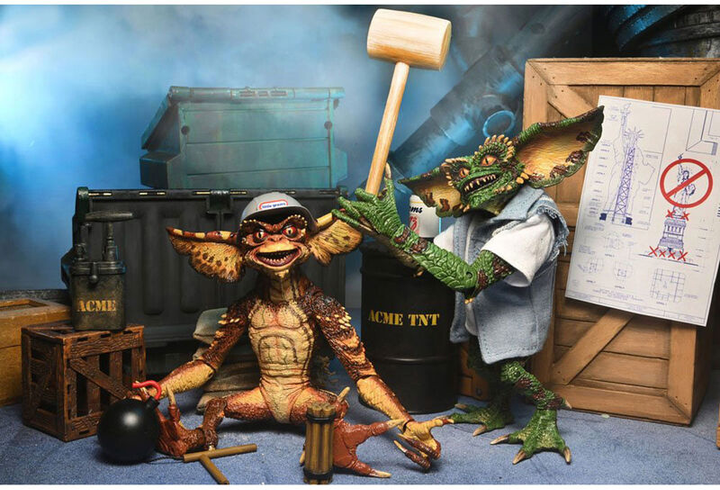 Набір фігурок Neca Gremlins 2 Ultimate Demolition 2 шт 15 см з аксесуарами (634482306314) - зображення 4