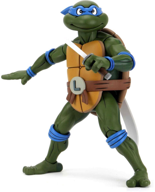 Figurka Neca Ninja Turtles Leonardo z akcesoriami 38 cm (6344825414326) - obraz 1