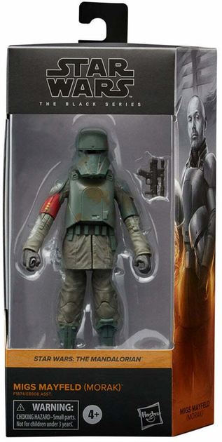 Figurka z akcesoriami Hasbro Star Wars The Black Series The Mandalorian Migs Mayfeld Morak 15 cm (5010993835416) - obraz 1