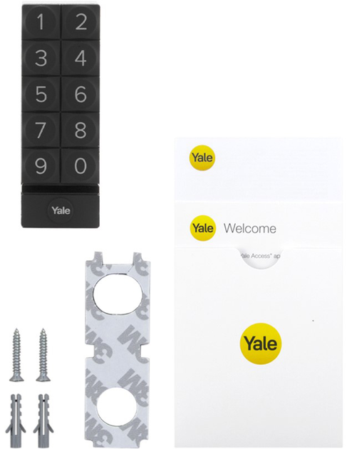 Панель кодова Yale LINUS Keypad, доступ за кодом Black (05/301000/BL) - зображення 6