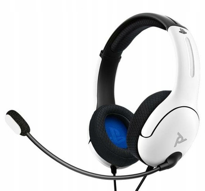 Навушники PDP PS4/PS5 Stereo Headset LVL40 White (0708056065973) - зображення 4
