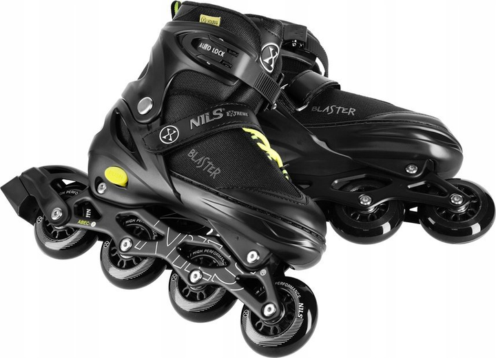 Rolki Nils Extreme Blaster NA18168A 35-38 M Czarne (5907695557107) - obraz 7