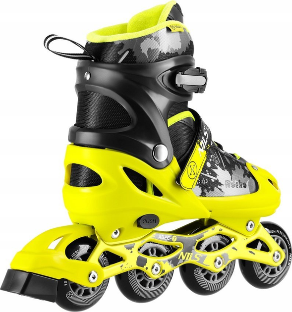 Rolki Nils Extreme Rocko NA18137A 35-38 M Żółte (5907695557169) - obraz 3
