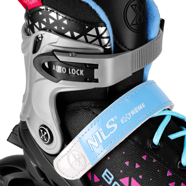 Łyżworolki Nils Extreme Brave 4 w 1 NH18190A 39-43 L Różowe (5907695556940) - obraz 10