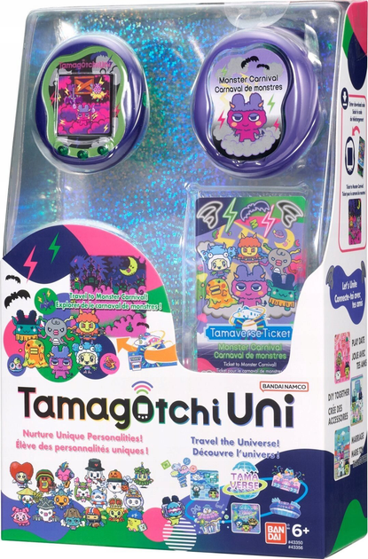 Tamagotchi Supbuzz Uni Monster Carnival Fioletowy (3296580433568) - obraz 1