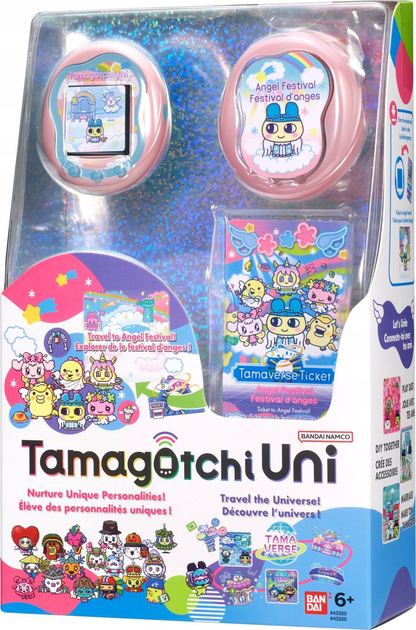 Tamagotchi Supbuzz Uni Angel festival Różowy (3296580433551) - obraz 1