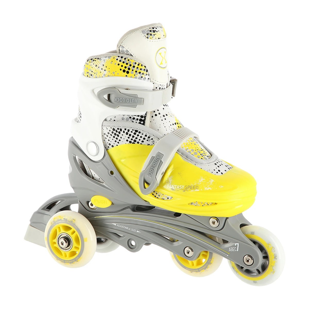 Łyżworolki Nils Extreme 4 w 1 NH18331 31-34 S Limonkowy (5907695596441) - obraz 6