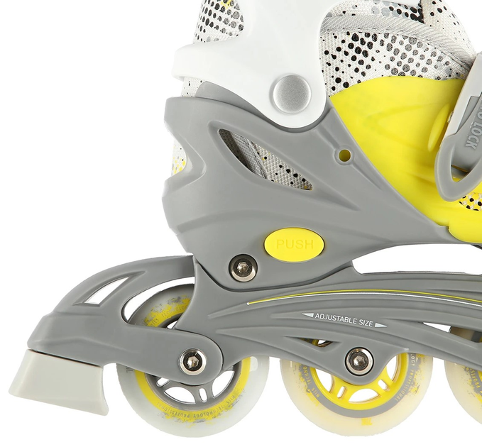 Łyżworolki Nils Extreme 4 w 1 NH18331 31-34 S Limonkowy (5907695596441) - obraz 13