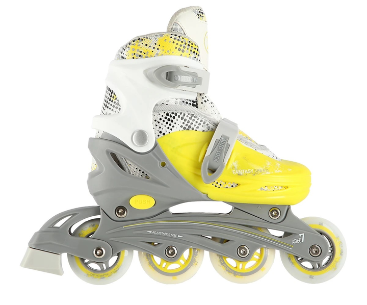 Łyżworolki Nils Extreme 4 w 1 NH18331 35-38 M Limonkowy (5907695596458) - obraz 3