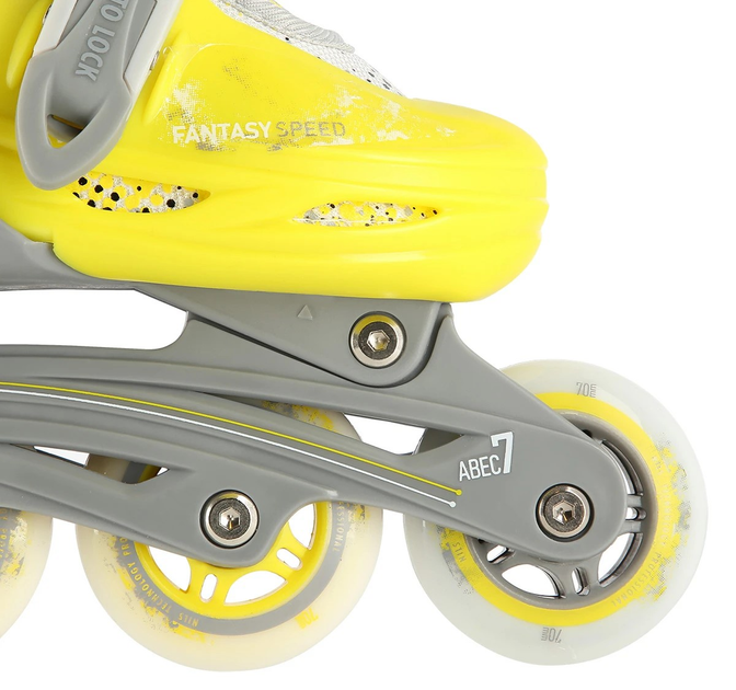 Łyżworolki Nils Extreme 4 w 1 NH18331 35-38 M Limonkowy (5907695596458) - obraz 12