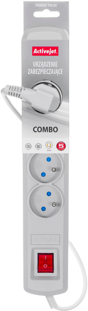 Listwa zasilająca Activejet ACP-5GN 5M SZ Grey (5901443113409) - obraz 4