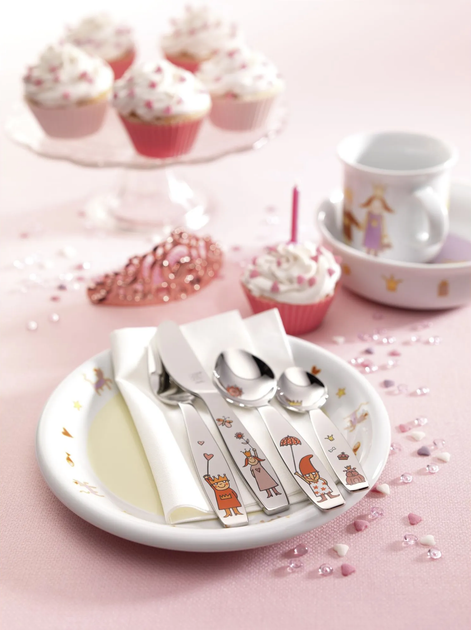 Komplet sztućców Zwilling Emilie Twin Kids 4 elementy (4009839298073) - obraz 6