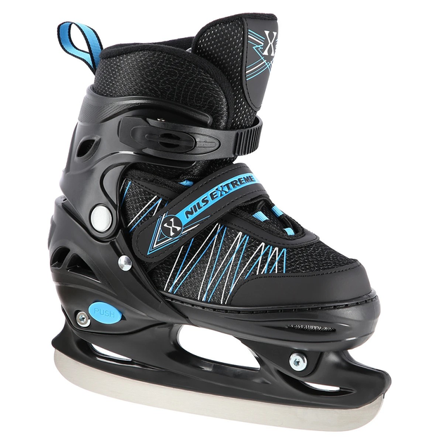 Роликові ковзани Nils Extreme 2 в 1 NH11912 A 31-34 S Чорно-Сині (5907695543056) - зображення 6