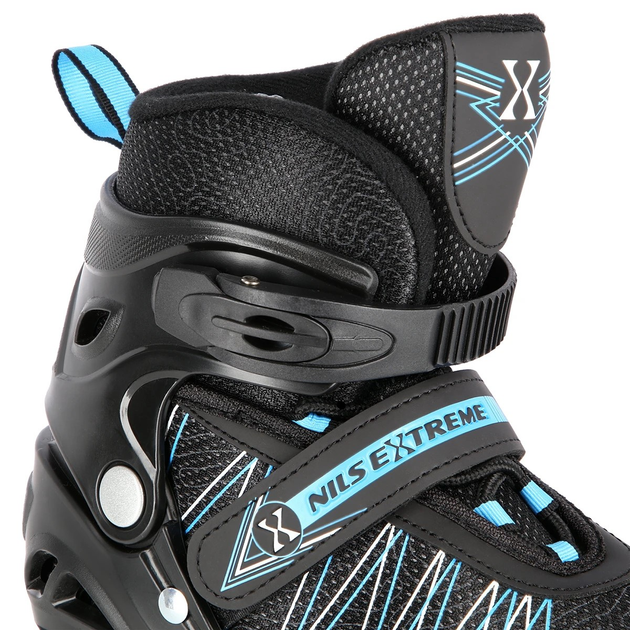 Роликові ковзани Nils Extreme 2 в 1 NH11912 A 39-42 L Чорно-Сині (5907695543070) - зображення 11