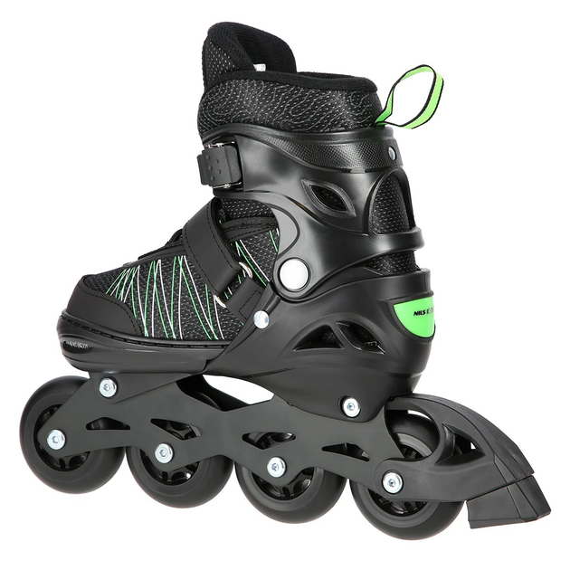 Łyżworolki Nils Extreme 2 w 1 NH11912 A 35-38 M Czarno-Zielone (5907695543094) - obraz 3