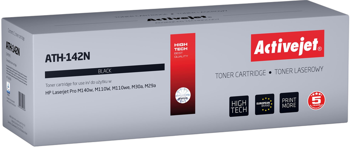 Toner Activejet do HP HP142A, HP142A, W1420A Black (ATH-142N) - obraz 1