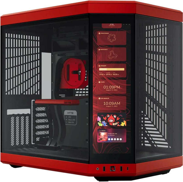 Корпус Hyte Y70 Touch Black-Red (CS-Hyte-Y70-BR-L) - зображення 1
