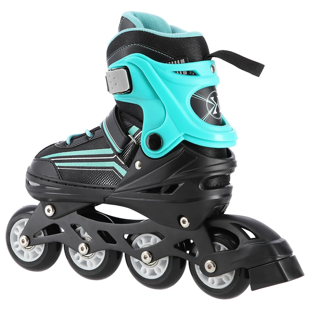 Łyżworolki Nils Extreme 2 w 1 NH18190 34-38 M Czarno-Niebieski (5907695588699) - obraz 5