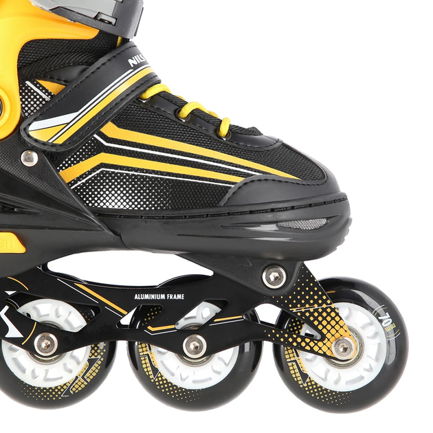 Łyżworolki Nils Extreme 2 w 1 NH18190 34-38 M Czarno-Pomarańczowe (5907695588729) - obraz 7