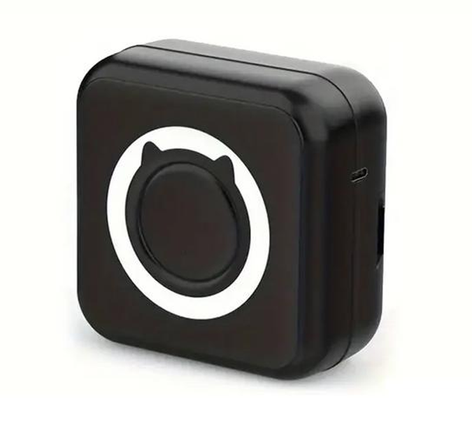 Портативный термопринтер Mini Printer C15 для печати со смартфона без заправки чернил Черный - изображение 6