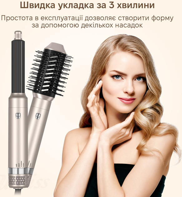 Стайлер Inspire WT-632-5IN1-Gold - зображення 8