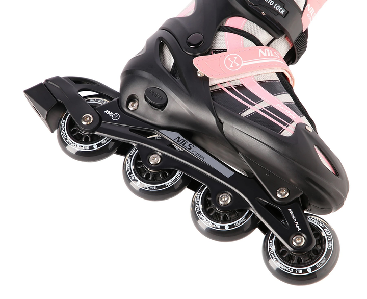 Łyżworolki Nils Extreme 2 w 1 NH18366A 31-34 S Różowo-Białe (5907695525069) - obraz 4