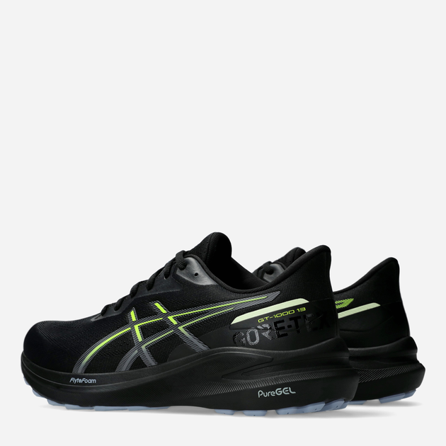 Чоловічі кросівки для бігу ASICS GT-1000 13 GTX 1011B857-001 42 (8.5US) 26.5 см Чорний/Жовтий (4550457885737) - зображення 4