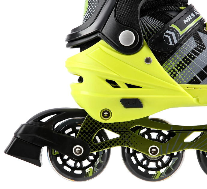 Łyżworolki Nils Extreme 4 w 1 NH18192 39-43 L Czarno-Zielony (5907695599480) - obraz 11