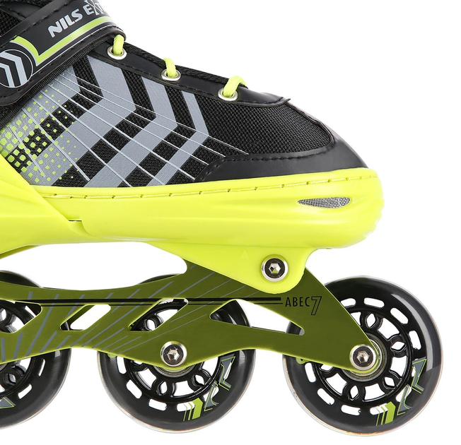 Łyżworolki Nils Extreme 4 w 1 NH18192 39-43 L Czarno-Zielony (5907695599480) - obraz 12