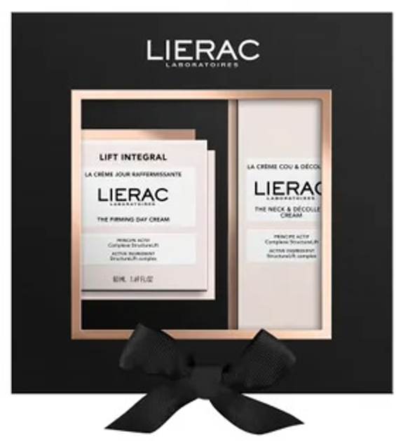 Набір Lierac Lift Integral Ущільнюючий крем для обличчя на день 50 мл + Крем для шиї та декольте 50 мл (3701436927486) - зображення 2