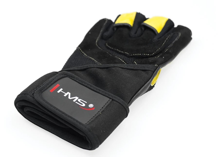 Rękawiczki treningowe HMS RST01 S Żółte (5907695523089) - obraz 6