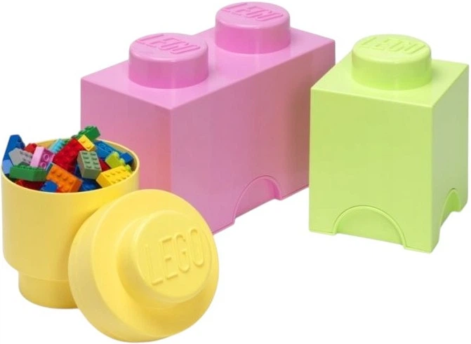 Набір пастельних контейнерів LEGO Classic 3 в 1 (40140802) - зображення 3