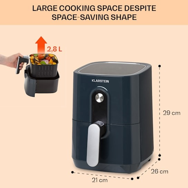 Мультипіч KLARSTEIN Crisp-Pro Air Fryer 10040698 - зображення 6